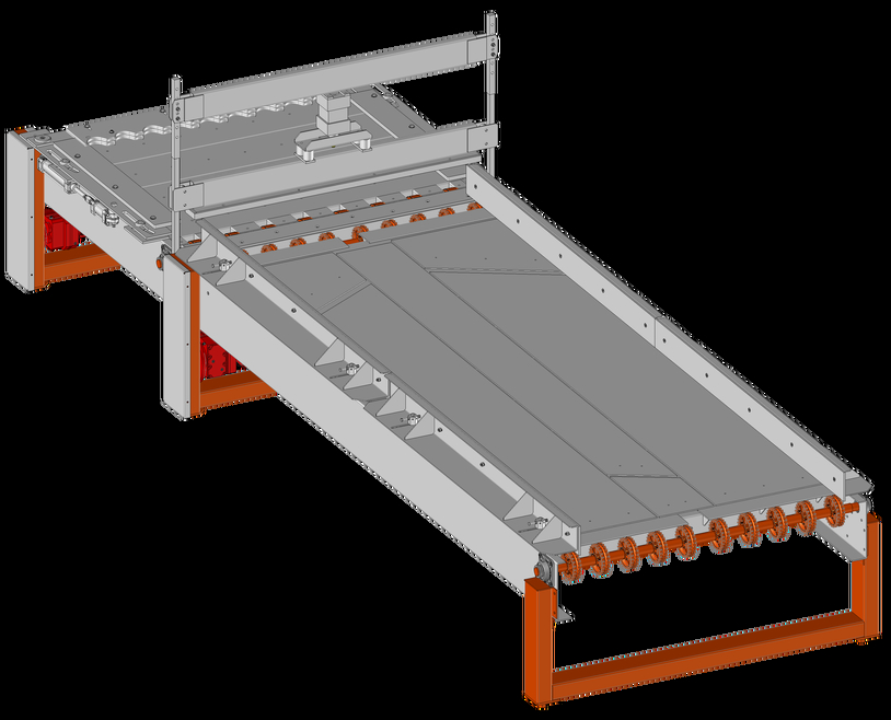 Accumulation table palletizer table